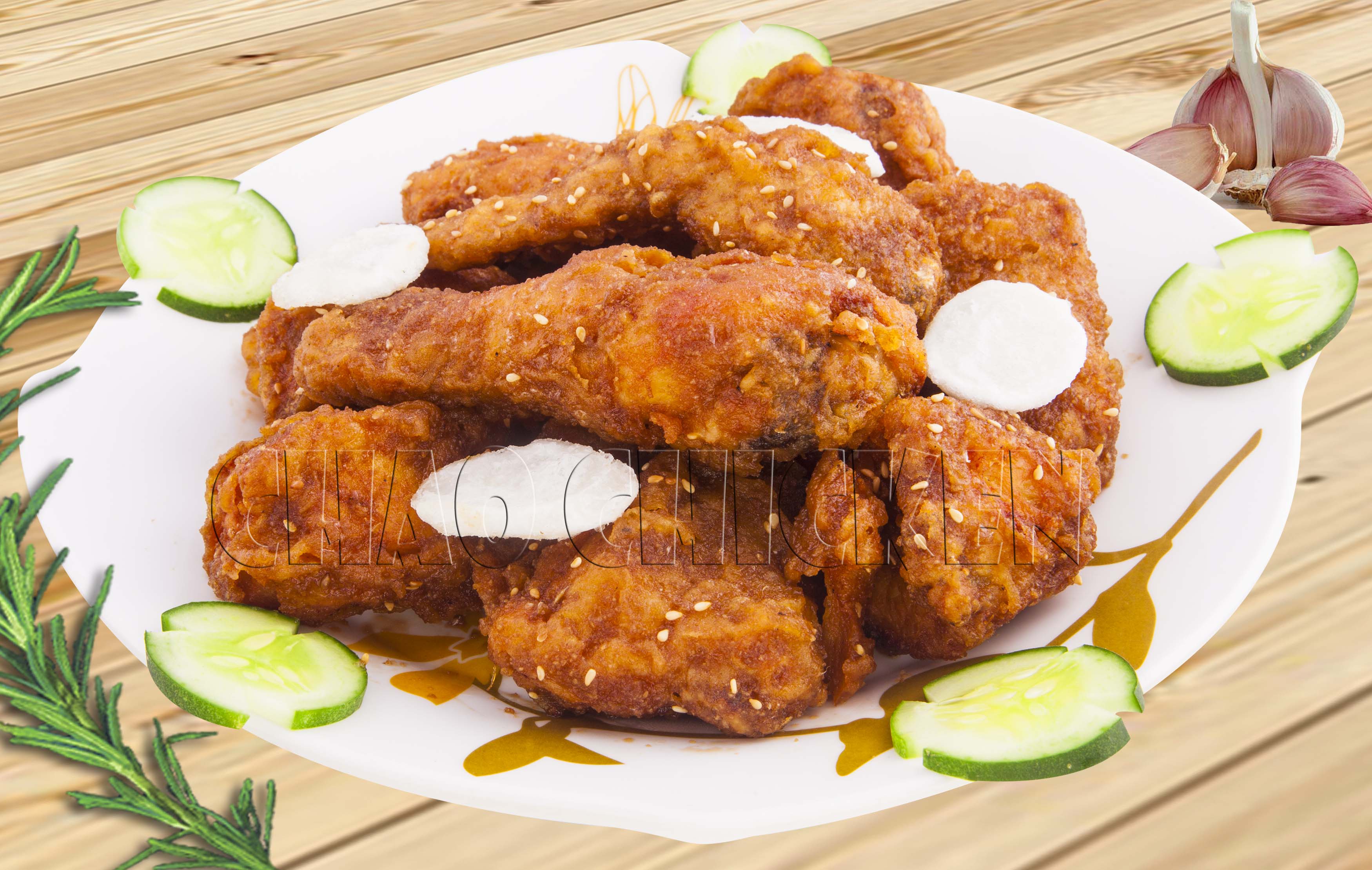 Gà xốt nước tương