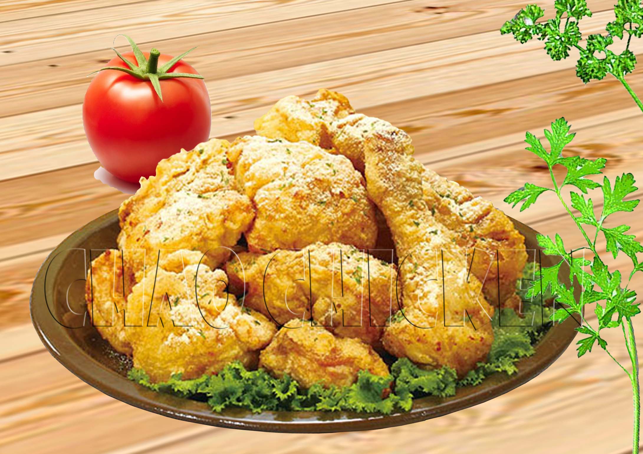 Gà phô mai tuyết